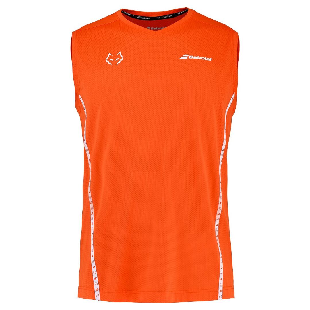 Babolat Muscle Tank Juan Lebron Red Orange